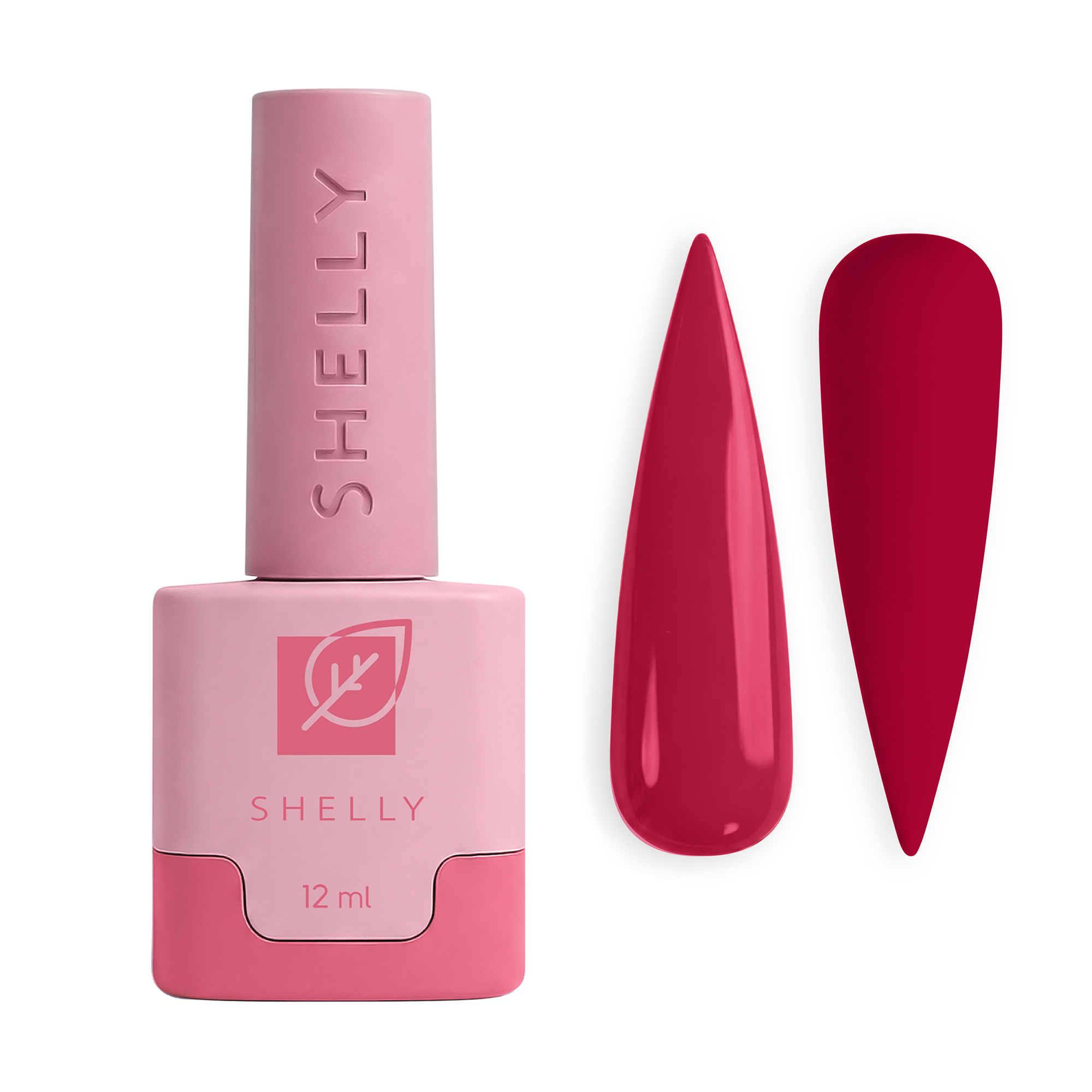 Гель-лак для нігтів Shelly 07 Iconic Red, 12 мл
